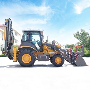 Quality CE Certified 85kw Backhoe Loader Machine Heavy Duty Construction Equipment wholesale