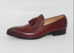 Tassel Low Heel Wedding Shoes Loafers Style Bullock Round Toe Handmade Oxford