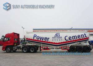 Quality Professional 12 Wheels Dry Bulk Tanker Trailer Tri - Axle V Shape wholesale