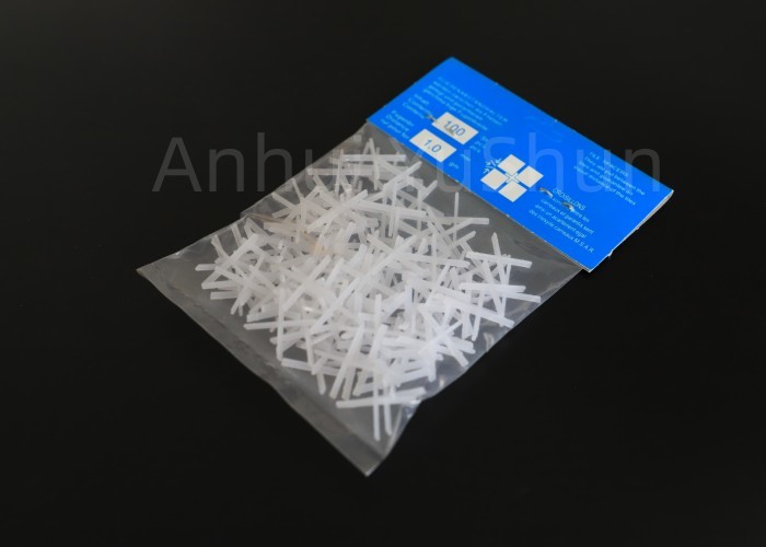 Customized Plastic Tile Spacer Ceramic Cross Spacers For Tiling Installation