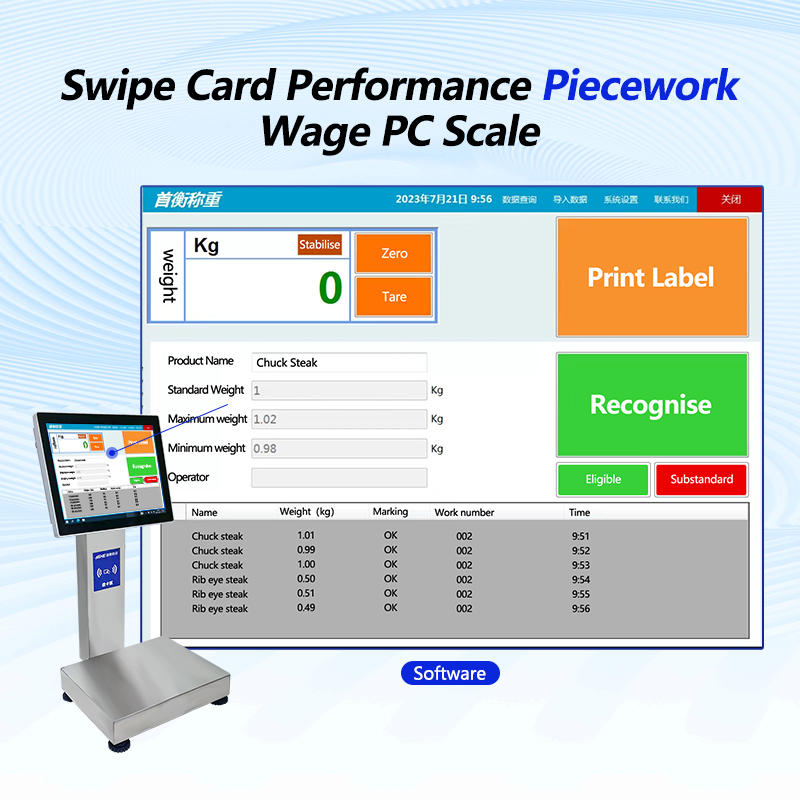 Level III Accuracy Smart Card Piece Weighing Scale with Advanced Multifunctional Design