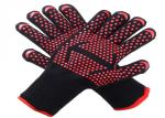 EN407 Heat Resistant Barbecue Gloves , Heat Resistant Oven Gloves With Fingers