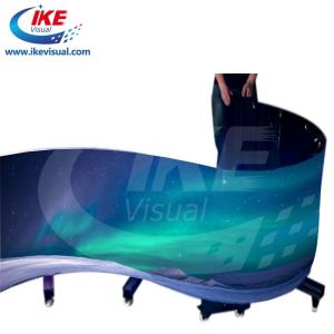 Quality P4 P6 P8 Curved Rental LED Display Non Metal Cabinet LED Screen wholesale