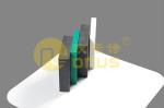25mm thickness epoxy resin worktop strong acid resistancefor testing center
