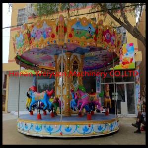 Quality China hot sale fiberglass carousel horse with 12 seats wholesale