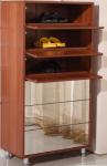 Wooden shoe storage cabinet