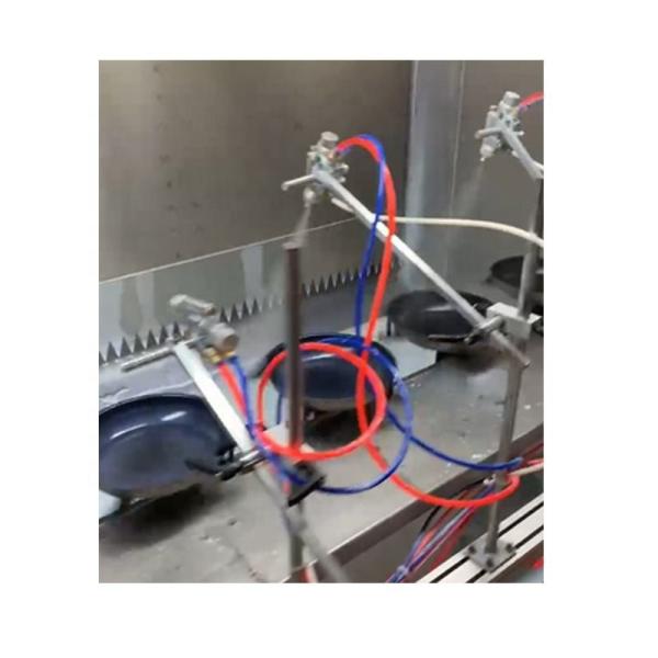 Industrial Automatic Spray Painting Machine For Cookware Production ISO