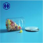 Transparent Airtight PET Easy Open Cans Plastic / PET Food Can For Leak Proof