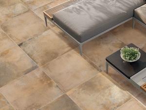 Quality Hand Painted Cement Look Porcelain Tile , Bright 300x300 Floor Tiles wholesale