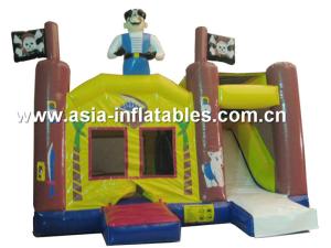 Quality 2014 Hot sale Inflatable bouncer house Inflatable combo with slide wholesale