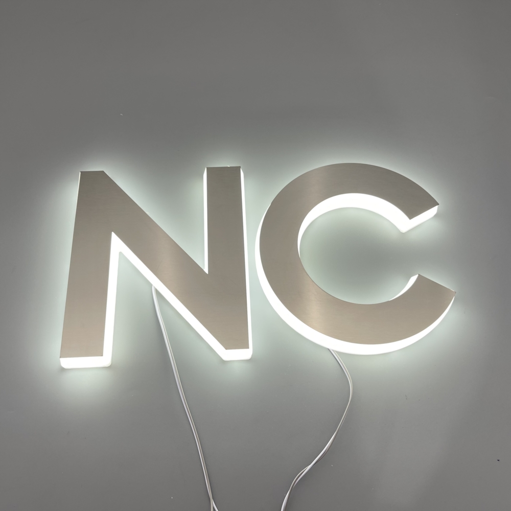 Luminous Characters Acrylic Advertising Sign Luminous Characters Advertising Board Metal Backlight Characters