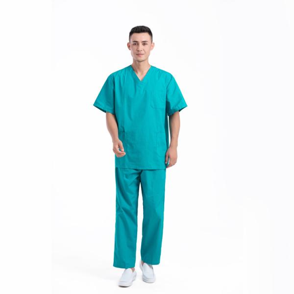 Hospital Private Label Scrubs Uniforms Medical Scrubs Uniformes Wholesale Short