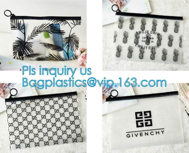 underwear packing slider zipper bags with hanger, Cosmetic k clear bubble bags, Manufacturer Clear Vinyl Slider Ba