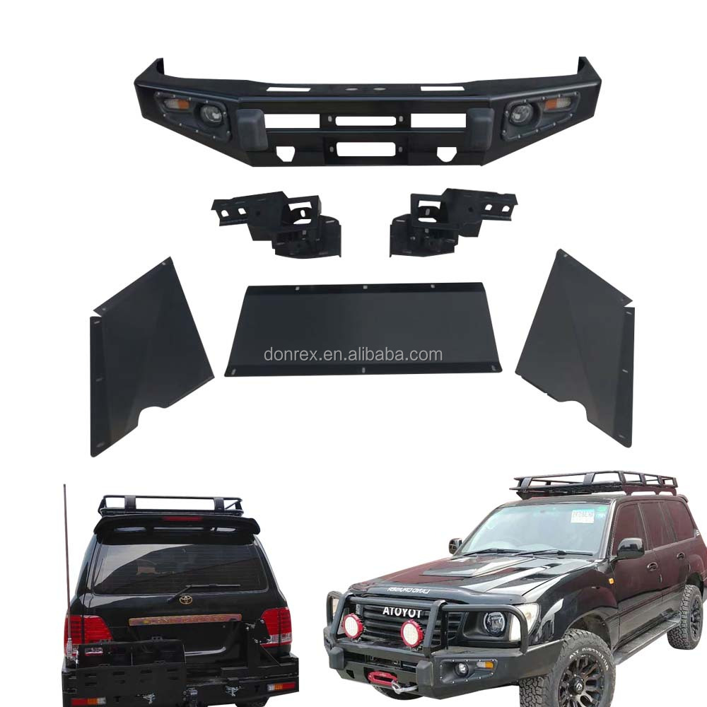 ABS Stainless Steel Universal Front Bumper Car Protector For Lc100
