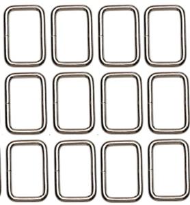 Quality Rectangle Purse Snap Hook Metal Rings For Handbag DIY Accessories wholesale