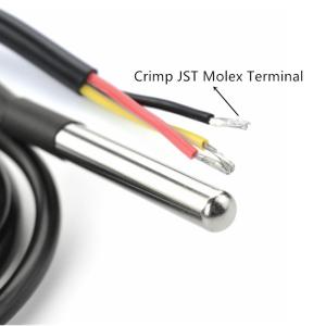 China IP68 DS18B20 Temperature Sensor Wire Harness Steel Tube Probe on sale