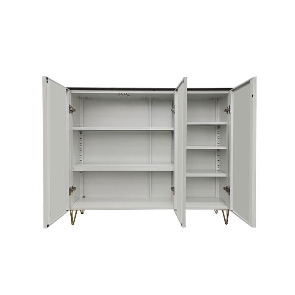 Big Capacity Bedroom Metal Shoe Storage Cabinet Assembly Required