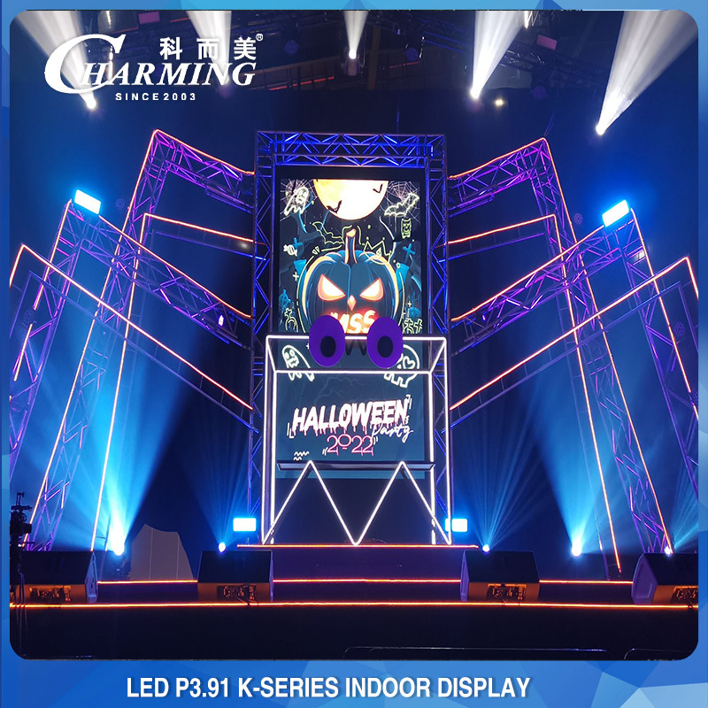 4K High Refresh Full Color LED Video Wall Display , LED P3.91 Rental Display