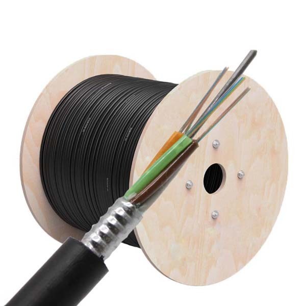 Indoor/Outdoor 2-144 Fibers External Fiber Optic Cable GYTA Stranded Loose Tube