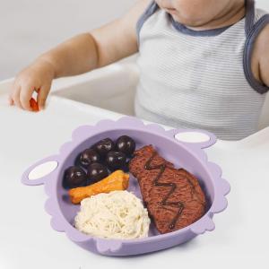 Quality Sheep Shape Suction Section Plate Non Toxic Safe silicone plate microwave wholesale