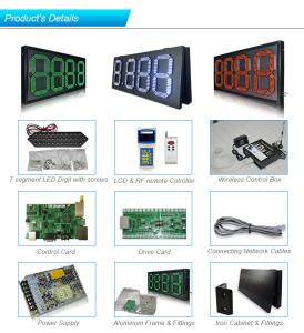 Quality Iron Cabinet 32in 30W Petrol Station LCD Signage 5000mcd wholesale