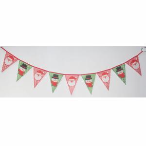 Quality Christmas Triangle Flag Bunting Santa Claus Snowman wholesale