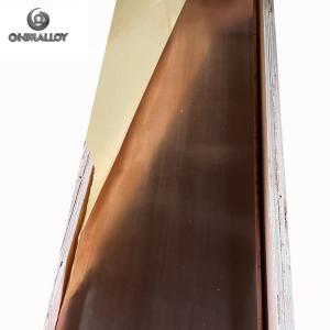 Quality High Strength C17200 Beryllium Plate 140 X 140 X 1800mm For Switch Parts wholesale
