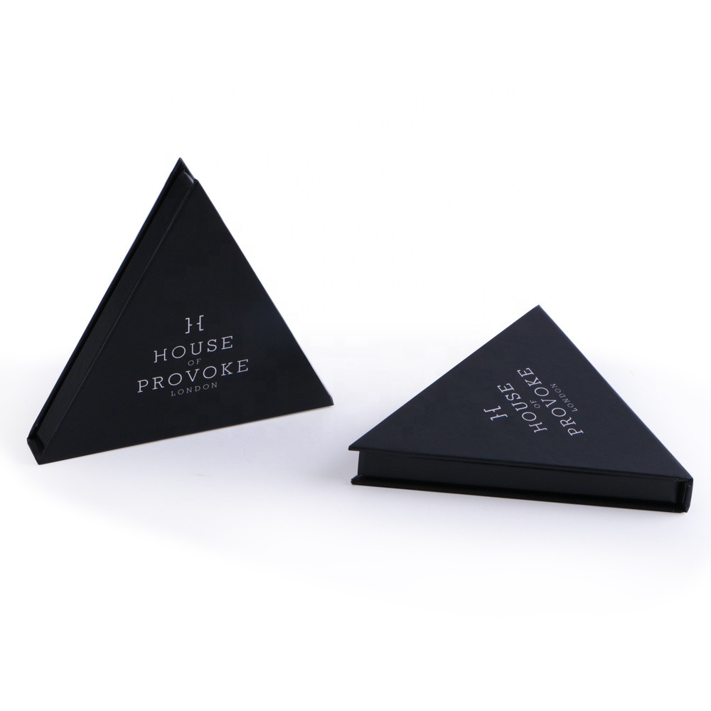 Triangle Magnetic Closure Gift Box For Cosmetics Packaging