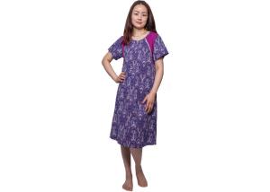 Quality Water Print Womens Summer Nightwear Ladies Cotton Pyjamas Night Skirt wholesale