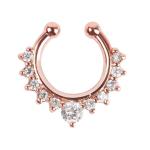 New Arrival Alloy Hoop Nose Ring Nose Piercing Fake Piercing Septum Clicker