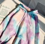 Women'S Long Sleeved Hoodies Sports Team Plus Size Tie Dye Hoodie