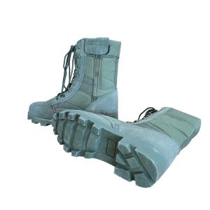 Quality Smashing Rubber Sole Hard Toecap Rough Suede Leather Safety Boots for Industrial Work wholesale