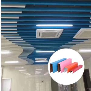 Quality Aluminum Linear Metal Ceiling Slats Customized Aluminum Strip Ceiling wholesale
