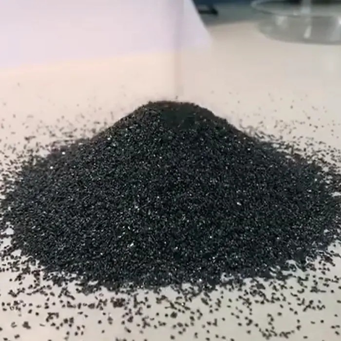 SiC80 / Black Silicon Carbide Granule / Silicium Carbide For Metallurgical Deoxidizer