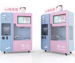 Quality Floss Flower Vending Cotton Candy Making Machine Automatic Customized Color wholesale