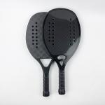 Carbon Texture Beach Tennis Rackets 18K Professional Beach Paddle Ball Racket