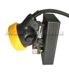 DC 4.2V ATEX KL5LM LED Mining Light 15000 Lux 6.5Ah , Black Miners Safety Lamp