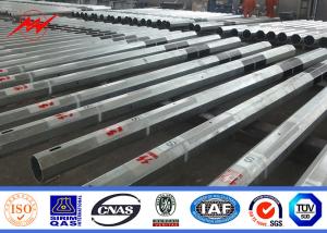 Quality Galvanized Transmission Electrical Power Pole For Distribution Line Pole wholesale