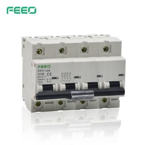Quality High Breaking Capacity 1000VDC 125A 4P FEEO DC MCB wholesale