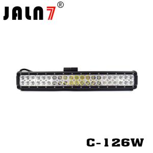 Quality LED Light Bar JALN7 126W CREE Spot Flood Combo LED Driving Lamp Super Bright Off Road Lights LED Work Light Boat Jeep wholesale