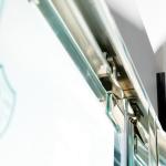 Tempered Glass Tub Shower Doors Sanitary Grade Shower Door LBS523-6