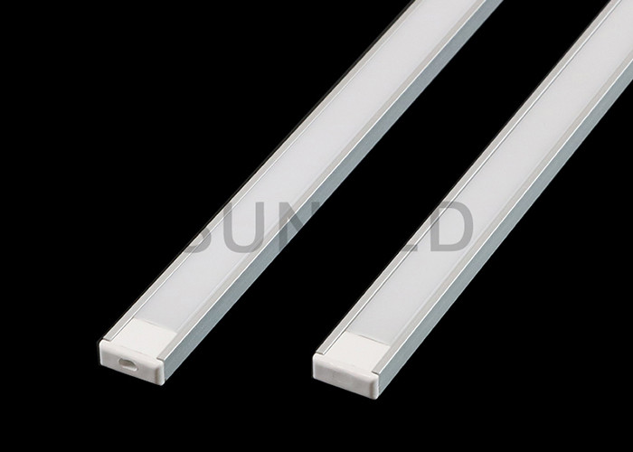 Hard Plastic Strip LED Aluminium Profile DC 12v SMD2835 Customized Lenght