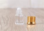 Round And Square Cosmetic Glass Bottles 5ml 10ml 15ml With Roller Ball
