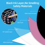 Kids Scratch Paper Art Set Magic Scratch Off Paper Art Craft 12 Sheets
