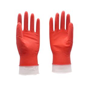 Quality Kitchen Latex Rubber Gloves , Household Hand Gloves Dish Washing Cleaning wholesale