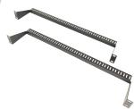 Fixed Universal Rack Tray Vented Shelves 1U Black for OEM Servers
