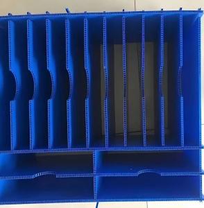 Quality Plastic Dividers Box PP Hollow Sheet Corrugated Board Partition For Auto Parts wholesale