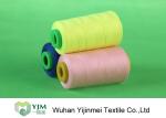 Strong Polyester Industrial Sewing Threads , Polyester Embroidery Thread Spool