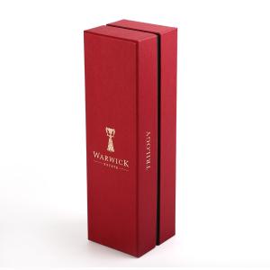 Quality Collapsible One Piece Wine Bottle Gift Box Packaging For Weddings Anniversaries wholesale