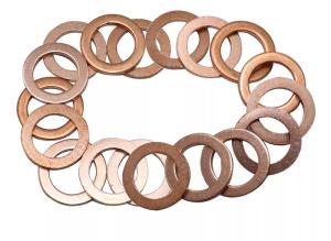 Quality Premium Quality Copper Brake Hose Bolt Washer 0.44 Inches Diameter wholesale